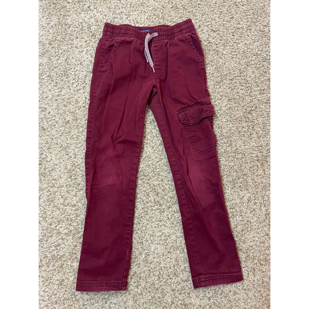 Arizona Jean Co Kids Maroon Cargo Pants Athleisure Sporty Size XS 6/7